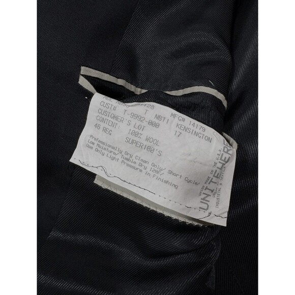 Burberry London Nice Elegant Blazer Jacket Mens Regular Wool Coat Black 46 R - Picture 7 of 7